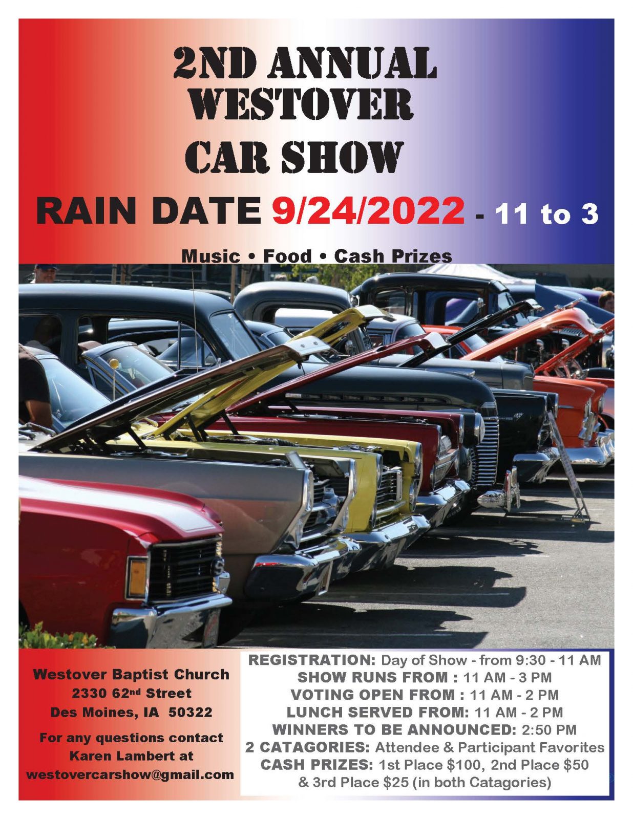 Rain Date - 2022 Car Show